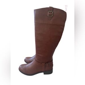 Soda Brown Tall Boots
